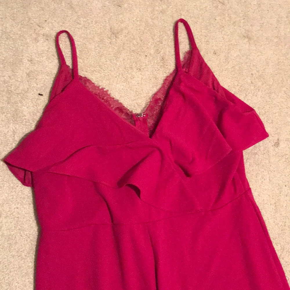 NWOT Magenta Fashion Nova jumpsuit